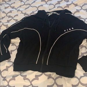 Pink by Victoria secret zip hoodie sz medium